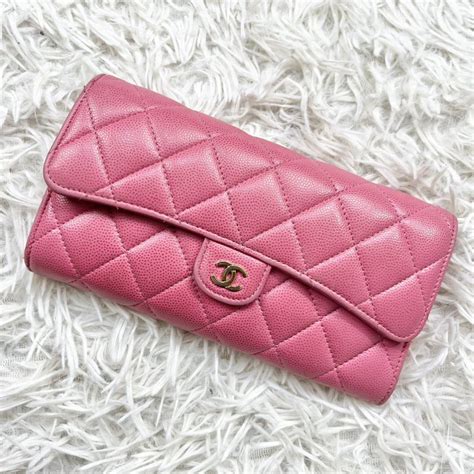 chanel 財布 ピンク|ロング ウォレット .